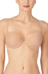 Le Mystere Second Skin Convertible Underwire Demi Bra In Natural