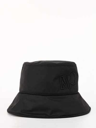 Moncler Fisherman Hat With Logo In Black