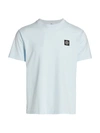 Stone Island Classic Cotton Logo T-shirt In Sky Blue