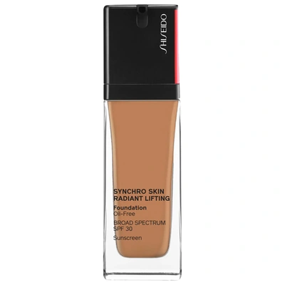 SHISEIDO SYNCHRO SKIN RADIANT LIFTING FOUNDATION SPF 30 410 SUNSTONE 1.0 OZ/ 30 ML,P468401