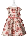 ABEL & LULA FLORAL PRINT BELTED DRESS