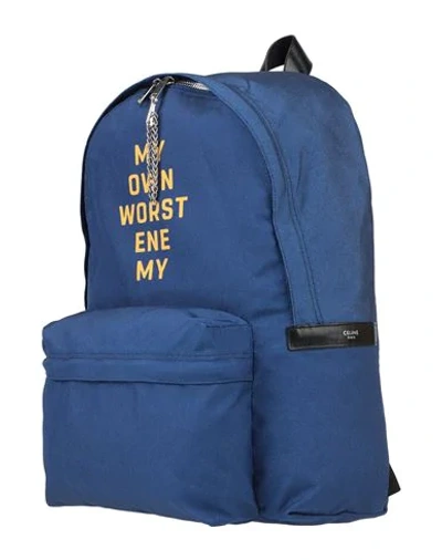 Celine Backpacks In Blue