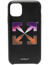 Off-white Black Gradient Arrow Iphone 11 Pro Case In Black