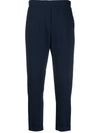 P.A.R.O.S.H CROPPED SLIM-FIT TROUSERS