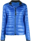 Canada Goose Quilted Padded Down Jacket In Blue