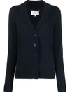 MAISON MARGIELA FINE-KNIT COTTON CARDIGAN