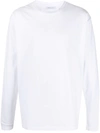 John Elliott White Classic University Long Sleeve T-shirt