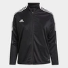 Adidas Originals Adidas Women's Essentials Primegreen Warm-up Track Jacket (plus Size) In Black