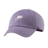 Nike Sportswear Heritage86 Futura Washed Adjustable Back Hat In Purple