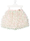 Elie Saab Junior Ruffled Mini Skirt In Pink