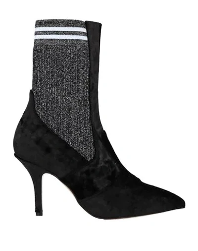 Emanuela Caruso Capri Ankle Boots In Black