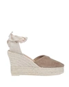 Manebi Espadrilles In Sage Green