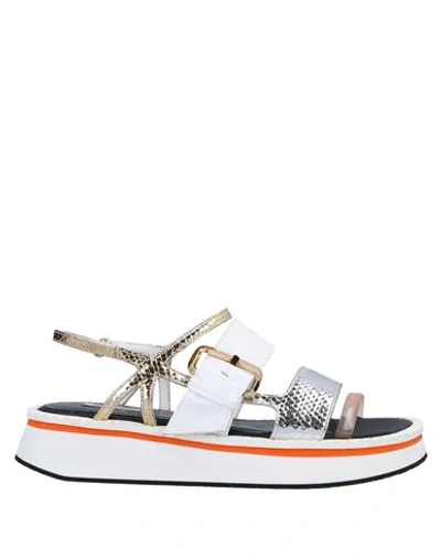 Tipe E Tacchi Sandals In Silver