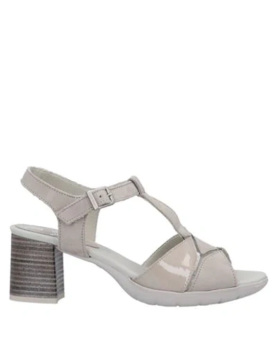 Callaghan Sandals In Light Grey