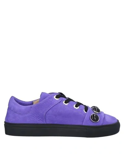 Alberto Fermani Sneakers In Purple