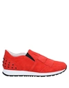 Tod's Sneakers In Orange