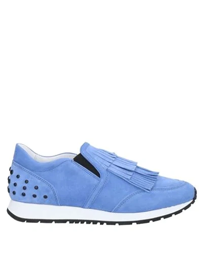 Tod's Sneakers In Pastel Blue