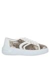 Geox Sneakers In Gold