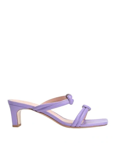 8 By Yoox Sandals In Purple