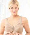 Glamorise Magiclift Front-close Wire-free Bra In White