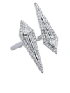 ALESSA 18KT WHITE GOLD DIAMOND ARROW RING