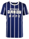 Viktor & Rolf Dandy Mode Striped T-shirt In Blue