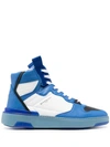 GIVENCHY WING TWO-TONE HIGH-TOP trainers