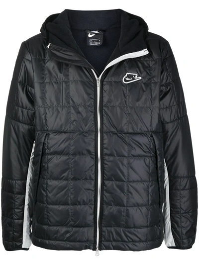 Nike Quilted Puffer Jacket In Black