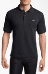 Lacoste L1212 Regular Fit Piqué Polo In 031 Black