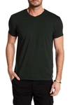 X-ray Solid V-neck Flex T-shirt In Hunter Olive