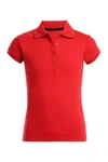 Nautica Kids' Uniform Short Sleeve Pico Polo Shirt In 646 Red