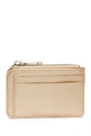 Hobo Kai Vintage Leather Card Case In Gold Dust