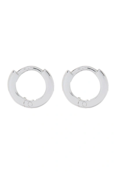 Argento Vivo Huggie Earrings In Silver