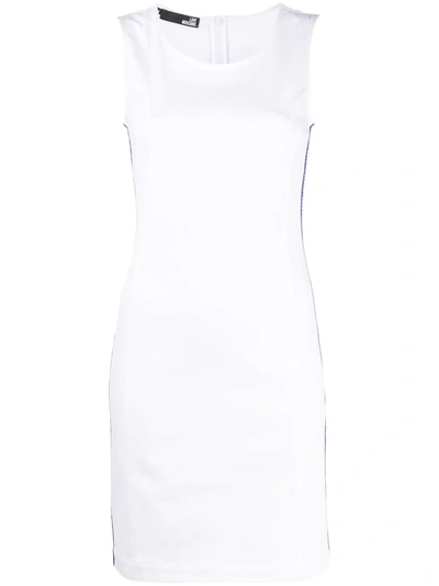 Love Moschino Logo-trimmed Dress In White