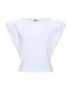 5rue T-shirts In White
