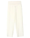 Manila Grace Cropped Pants In Ivory