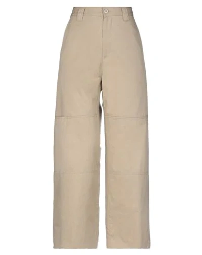 Mm6 Maison Margiela Pants In Beige
