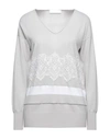 Fabiana Filippi Sweaters In Light Grey