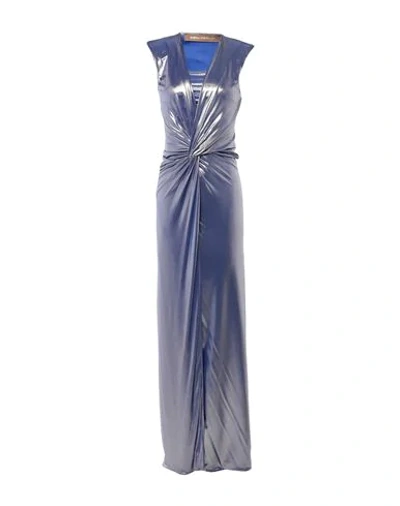 Space Simona Corsellini Long Dresses In Blue