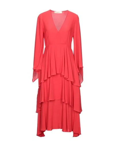 Jucca Midi Dresses In Red