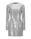 FRANKIE MORELLO FRANKIE MORELLO WOMAN MINI DRESS GREY SIZE 8 COTTON, ELASTANE,15098755WC 6