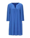 Biancoghiaccio Short Dresses In Bright Blue