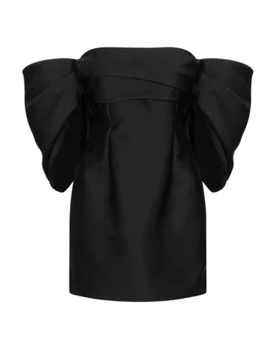 Solace London Short Dresses In Black