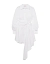 REDEMPTION REDEMPTION WOMAN MINI DRESS WHITE SIZE 10 COTTON, ELASTANE,15100708FC 5