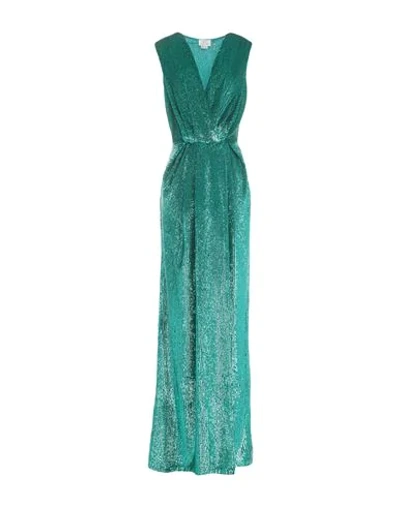 Elisabetta Franchi Long Dresses In Green