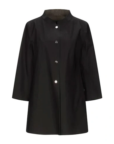 Herno Overcoats In Black