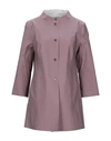 HERNO HERNO WOMAN OVERCOAT & TRENCH COAT MAUVE SIZE 4 COTTON, ELASTANE,16009206FO 5