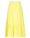 Vicolo Long Skirts In Yellow