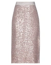 Altea Woman Midi Skirt Pink Size 8 Polyester In Pink