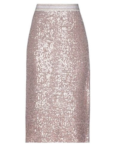 Altea Woman Midi Skirt Pink Size 8 Polyester